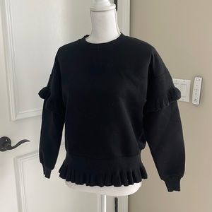 Sweatshirt, black size 16 girls , it can be a size small adults